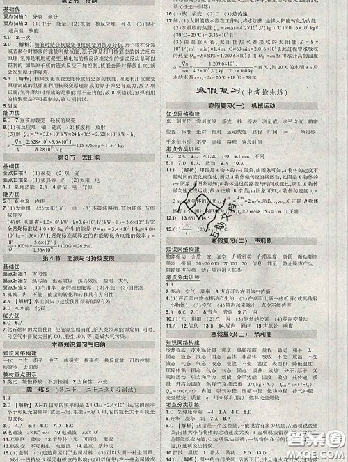 状元成才路2020春创优作业九年级物理下册人教版答案 状元成才路2020春创优作业九年级物理下册人教版答案