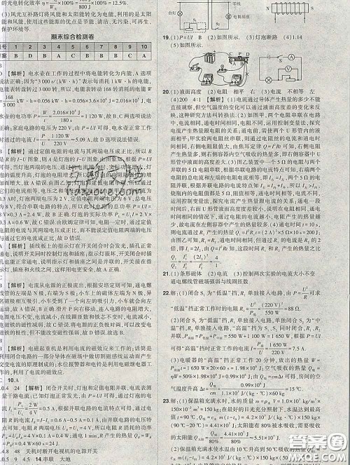 状元成才路2020春创优作业九年级物理下册人教版答案 状元成才路2020春创优作业九年级物理下册人教版答案