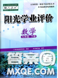 2020新版阳光学业评价九年级数学下册人教版参考答案 2020新版阳光学业评价九年级数学下册人教版参考答案