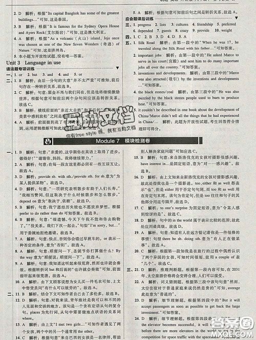 东北师范大学出版社2020春北大绿卡刷题八年级英语下册外研版答案 东北师范大学出版社2020春北大绿卡刷题八年级英语下册外研版答案