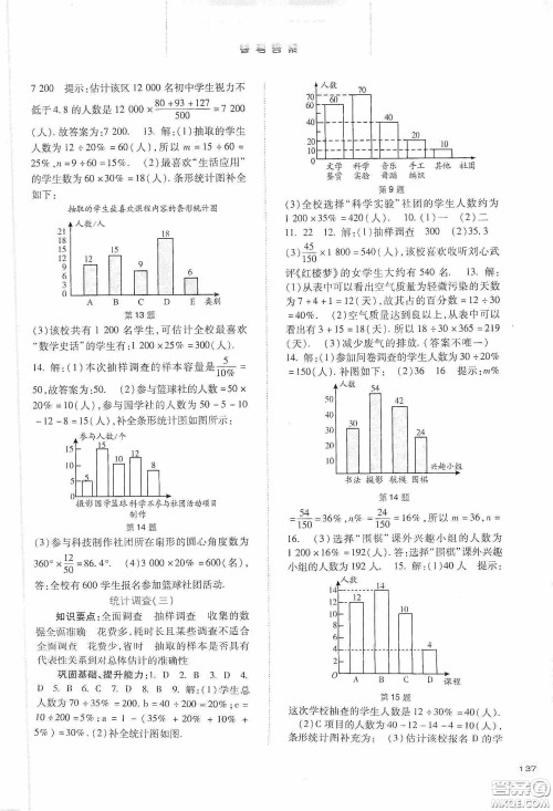 河北人民出版社2020同步训练七年级数学下册人教版答案 河北人民出版社2020同步训练七年级数学下册人教版答案