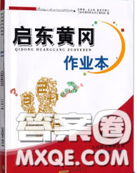 2020新版启东黄冈作业本八年级数学下册华师大版答案