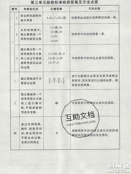 2020春海淀名师伴你学同步学练测六年级数学下册北师版答案