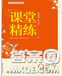 2020春课堂精练九年级数学下册北师版福建专版答案 2020春课堂精练九年级数学下册北师版福建专版答案