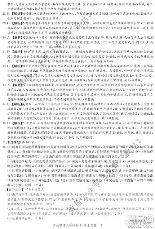 湖南省2020届高三六校联考试题文科综合试题及答案 湖南省2020届高三六校联考试题文科综合试题及答案