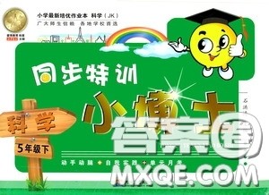 河海大学出版社2020同步特训小博士五年级科学人教版下册答案 河海大学出版社2020同步特训小博士五年级科学人教版下册答案