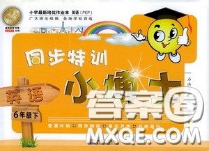 河海大学出版社2020同步特训小博士六年级英语人教版下册答案