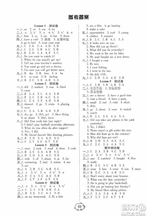 武汉大学出版社2020培优好卷单元+期末卷六年级英语下册答案 武汉大学出版社2020培优好卷单元+期末卷六年级英语下册答案
