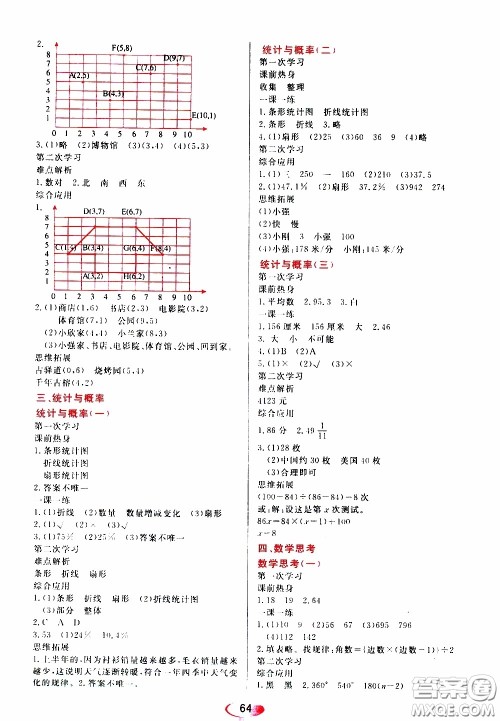 黑龙江教育出版社2020年资源与评价数学六年级下册人教版参考答案 黑龙江教育出版社2020年资源与评价数学六年级下册人教版参考答案