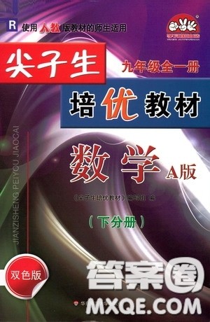 华东师范大学出版社2020尖子生培优教材九年级数学人教版A版全一册下分册双色板答案