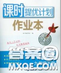 2020新版课时提优计划作业本九年级语文下册人教版答案