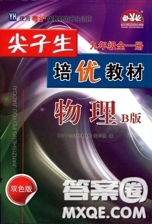 华东师范大学出版社2020尖子生培优教材九年级全一册物理粤沪版B版双色版答案