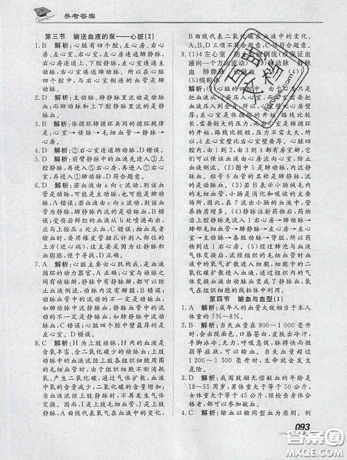 2020一川教育学考A+课堂检测10分钟七年级生物下册人教版答案 2020一川教育学考A+课堂检测10分钟七年级生物下册人教版答案