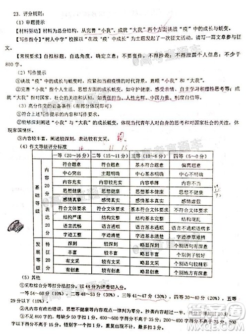 2020年日照高三一模语文试题及答案 2020年日照高三一模语文试题及答案