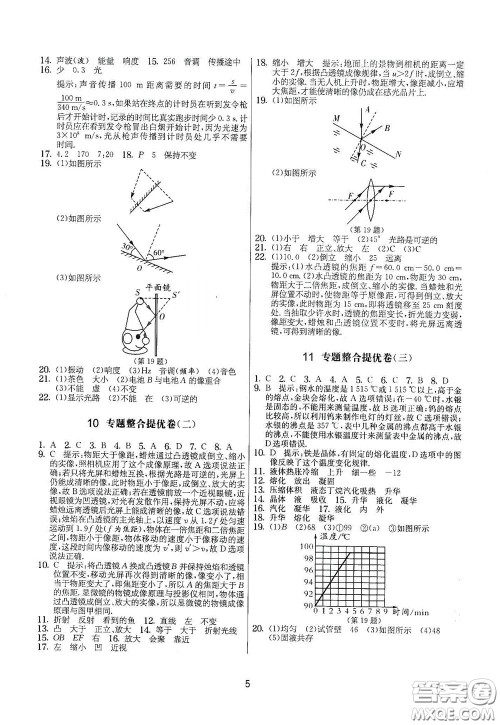 吉林教育出版社2020实验班提优大考卷九年级物理下册苏科版答案