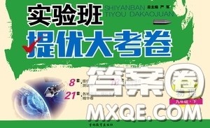 吉林教育出版社2020实验班提优大考卷九年级物理下册苏科版答案