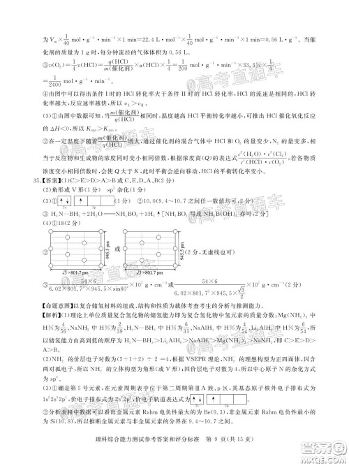 华大新高考联盟2020届高三4月教学质量测评理科综合试题及答案 华大新高考联盟2020届高三4月教学质量测评理科综合试题及答案