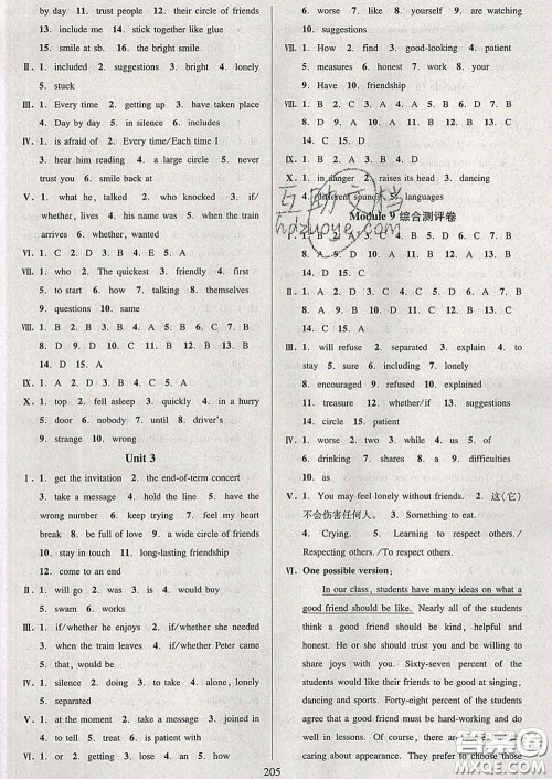 2020新版全优方案夯实与提高八年级英语下册外研版答案 2020新版全优方案夯实与提高八年级英语下册外研版答案