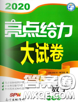 新世纪出版社2020春亮点给力大试卷八年级数学下册答案