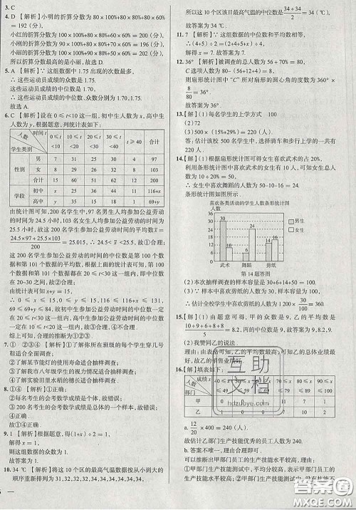 2020新版真题圈北京考生专用练考试卷七年级数学下册答案 2020新版真题圈北京考生专用练考试卷七年级数学下册答案