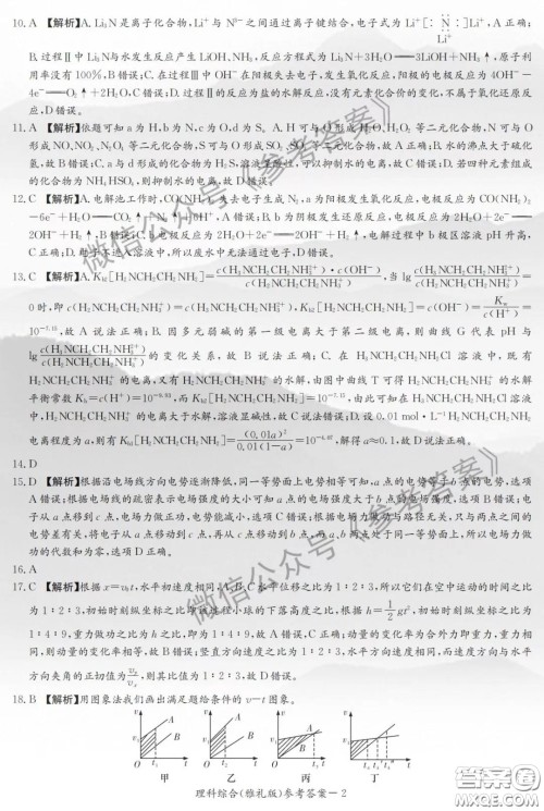 炎德英才大联考雅礼中学2020届高三月考试卷九理科综合试题及答案 炎德英才大联考雅礼中学2020届高三月考试卷九理科综合试题及答案