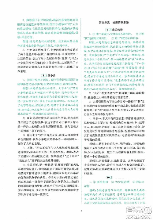 南京大学出版社2020南大励学阅读拔萃现代文古诗文言文名著八年级综合版答案 南京大学出版社2020南大励学阅读拔萃现代文古诗文言文名著八年级综合版答案
