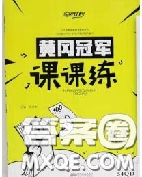 2020新版宝贝计划黄冈冠军课课练五年级数学下册青岛版五四制答案