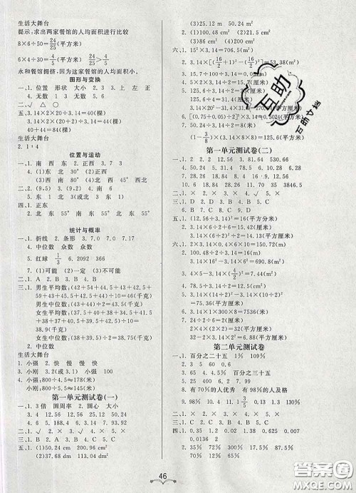 2020新版宝贝计划黄冈冠军课课练五年级数学下册青岛版五四制答案 2020新版宝贝计划黄冈冠军课课练五年级数学下册青岛版五四制答案