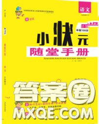 2020春品至教育小状元随堂手册六年级语文下册人教版参考答案