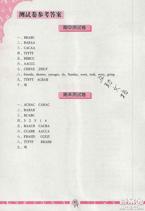 海燕出版社2020新版英语学习与巩固六年级下册人教版答案 海燕出版社2020新版英语学习与巩固六年级下册人教版答案