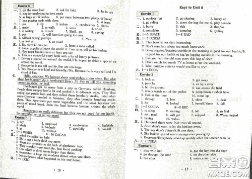 南京大学出版社2020一考圆梦综合素质学英语随堂反馈II七年级下册答案