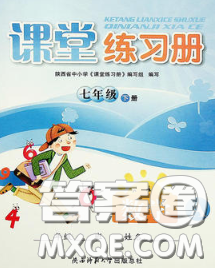 陕西师范大学出版社2020春课堂练习册七年级数学下册A版答案 陕西师范大学出版社2020春课堂练习册七年级数学下册A版答案