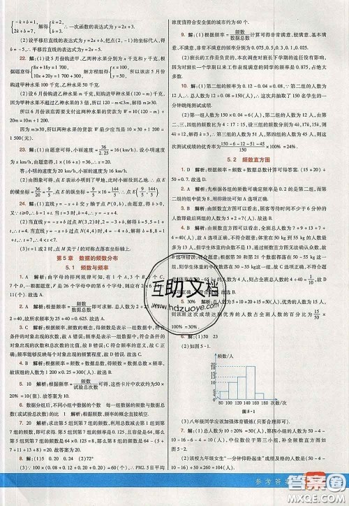 河北教育出版社2020春七彩课堂八年级数学下册湘教版答案 河北教育出版社2020春七彩课堂八年级数学下册湘教版答案