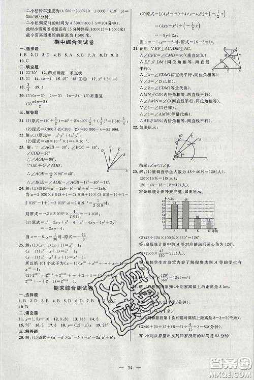 2020春名师助学系列细解巧练六年级数学下册人教版答案 2020春名师助学系列细解巧练六年级数学下册人教版答案