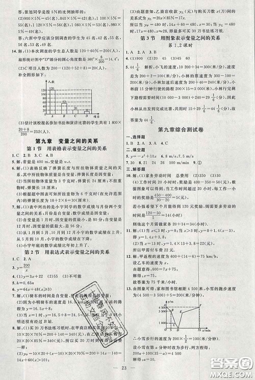 2020春名师助学系列细解巧练六年级数学下册人教版答案