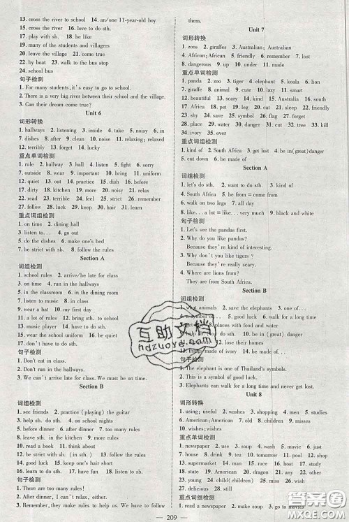 2020春名师助学系列细解巧练六年级英语下册人教版答案 2020春名师助学系列细解巧练六年级英语下册人教版答案