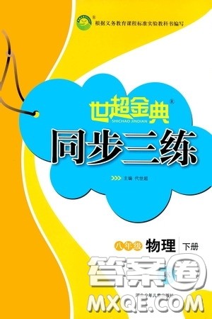 河北少年儿童出版社2020世超金典同步三练八年级物理下册教科版答案