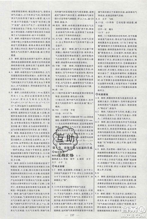 2020春名师助学系列细解巧练八年级物理下册人教版答案 2020春名师助学系列细解巧练八年级物理下册人教版答案