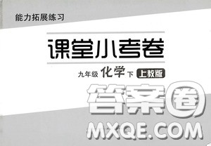 江海出版社2020能力拓展训练课堂小考卷九年级化学下册上教版答案