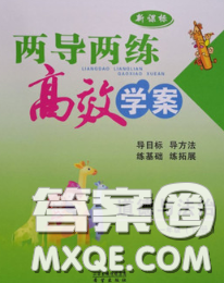 2020新版两导两练高效学案一年级道德与法治下册人教版答案