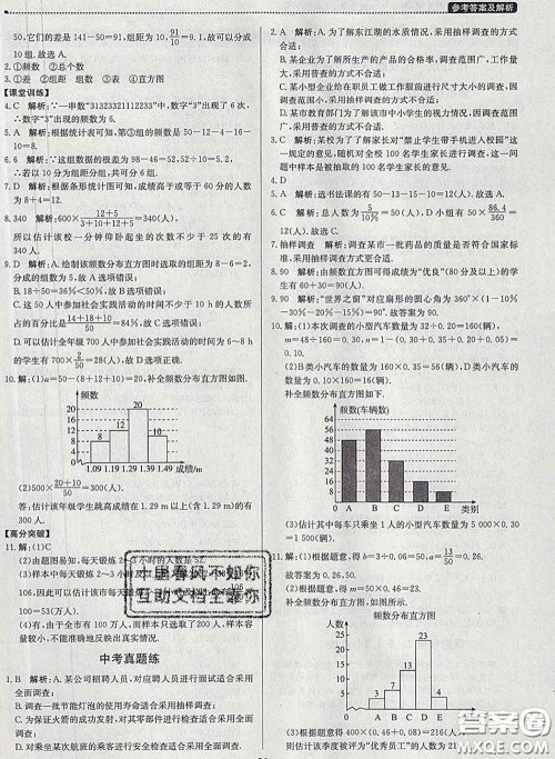 2020春提分教练优学导练测七年级数学下册人教版答案