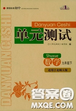 四川教育出版社2020课程标准初中单元测试数学九年级下册北师大版答案