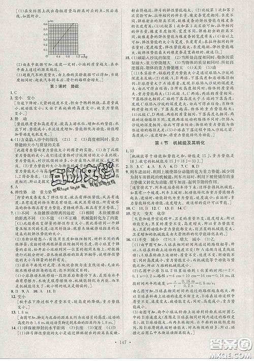 2020春思路教练同步课时作业八年级物理下册人教版答案 2020春思路教练同步课时作业八年级物理下册人教版答案