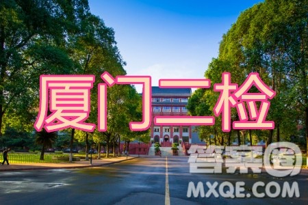 厦门市2020届高中毕业班五月质量检查语文试题及答案