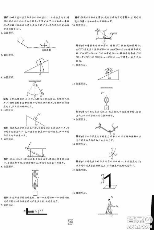 钟书金牌2020过关冲刺100分八年级物理下册人教版答案