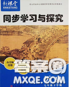 青岛出版社2020春新课堂同步学习与探究七年级历史下册答案