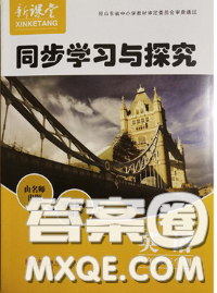 青岛出版社2020春新课堂同步学习与探究八年级英语下册答案