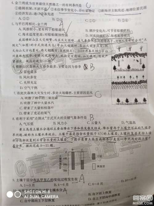 湛江市2020年普通高考测试二文科综合试题及答案 湛江市2020年普通高考测试二文科综合试题及答案