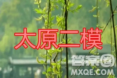 太原市2020年高三年级模拟试题二理科数学试题及答案 太原市2020年高三年级模拟试题二理科数学试题及答案