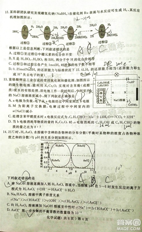 2020年聊城二模化学试题及答案